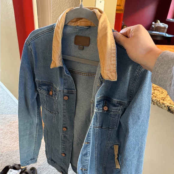 ASOS Jean jacket with corduroy collar - Picture 1 of 2